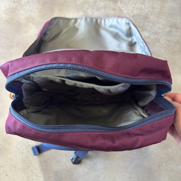 United By Blue 9L Bluff Burgundy Mountain Mini Backpack Hiking Travel Carryon - Picture 5 of 11